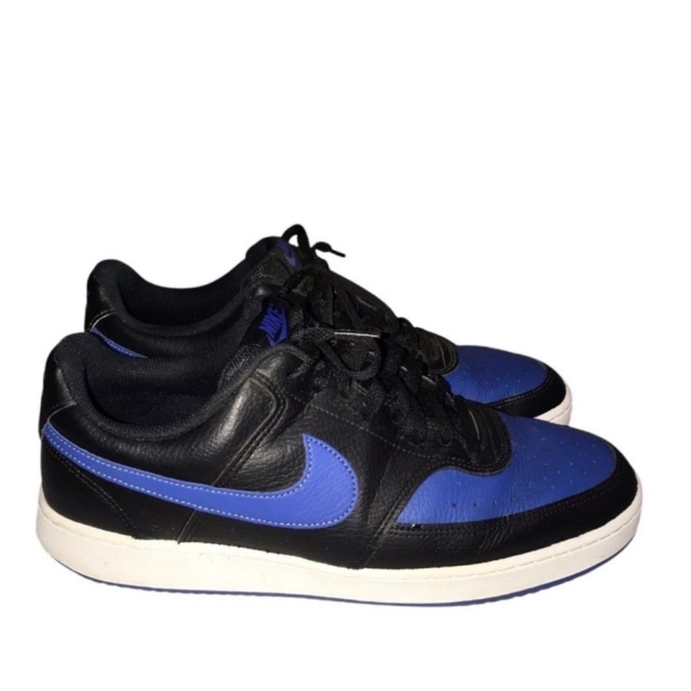 Nike Court Vision Low ‘Black Game Royal’ DM8681-001 Men’s Sneakers Size 11.5 - Picture 3 of 12